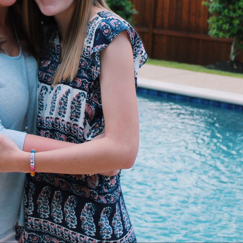 Loft Patterned Blouse - image 1